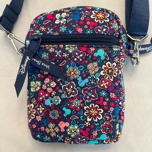 Vera Bradley X Disney  small convertible crossbody Sensational Mickey Ditsy New